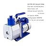 Vacuum Pump 6-10 CFM 1 HP Double Stage Air Conditioning Vacuum Pump 5PA Ultimate Vacuum Refrigerant HVAC Air Tool Air Conditioner Installation and Maintenance Air(10 CFM 1 HP) #1