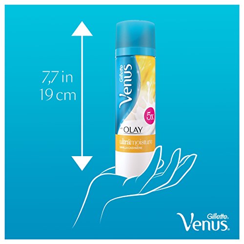 Gillette Venus With Olay Ultramoisture Vanilla Cashmere Women’s 6Oz Shave Gel - Pack Of 6 #TOP6