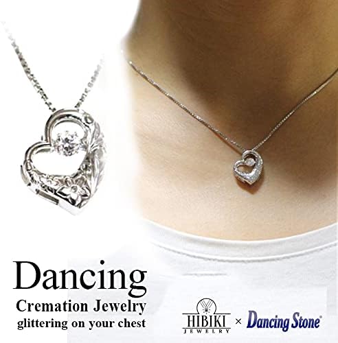 Dancing Stone® Open Heart Hawaiian Urn Necklace for Ashes Cremation Jewelry 925 Silver Memorial Pendant Necklace for Ashes MADE IN JAPAN - Image 2