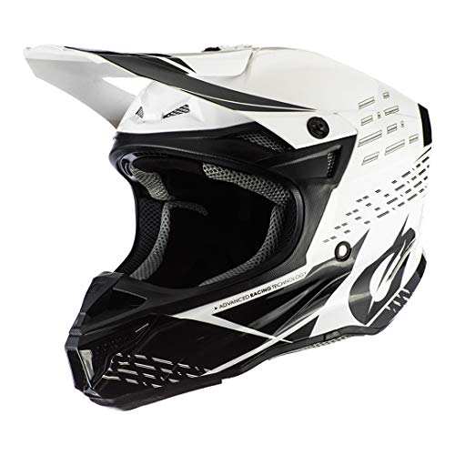Oneal 5SRS Polyacrylite Helmet Trace Black/White XXL (63/64cm) Casco Moto MX-Motocross, Adultos...