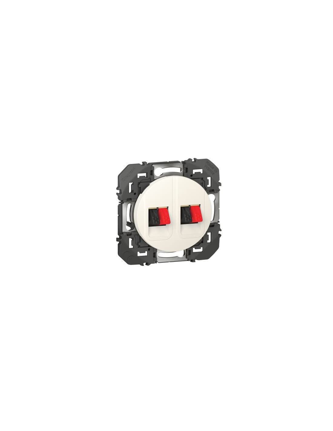 Presa Altoparlante Doppia Legrand Dooxie | Colore Bianco | Modulo Da Incasso