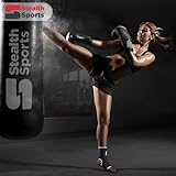 Stealth Sports Ankle Support |Durable Compression Ankle Support for MMA, Muay Thai, Kickboxing, and Gym Training | Flexible, Breathable, and Non-Slip Design for Maximum Stability (Black, S/M) - Image 6