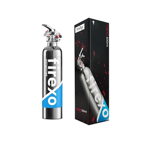 Firexo Estintore (500ml) - Fire Extinguisher Estintore Per Casa, Auto, Cucina, Camper, Lavoro, Barca, Ristorante, Camino - Estintore per Tutte Le Classi Di Fuoco