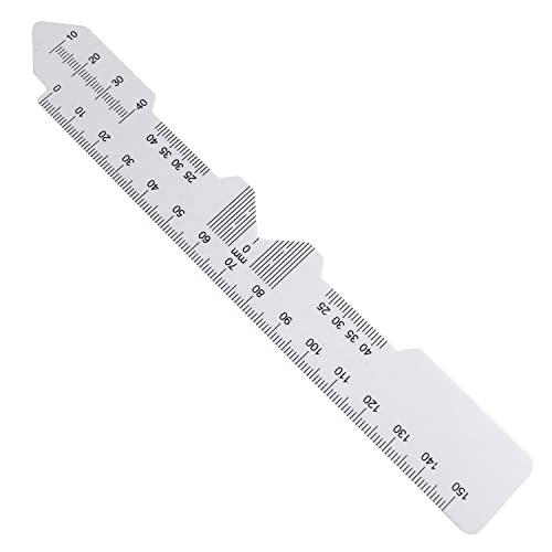 Yocimango Wear Resistant PD Ruler Glasses Pupil Distance Ruler Measure Pupillary Distance Scale Order Online Pupil Distance Measurement Tool for Eyeglasses -1PCS