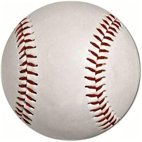 DESCTIDY Trainning Baseball Softball Practice Base Ball Soft White Outdoor Pack of 6 White 1