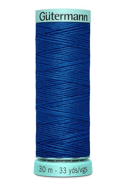 Hilo de Seda Gütermann Azul Oscuro No.40 30m x 1 Bobina miniatura 2