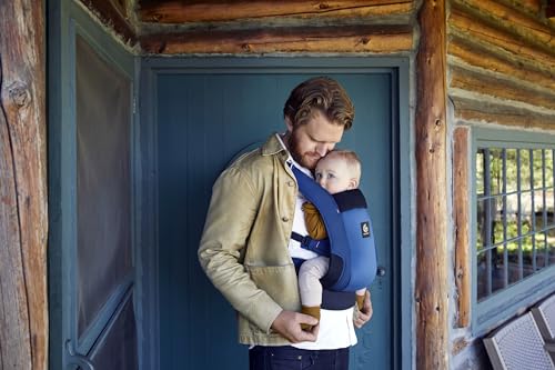 Ergobaby Away Travel Carrier for Babies & Toddlers (5.4-15.9 kg), 2-Position Back Carrier, Midnight Blue - Image 4