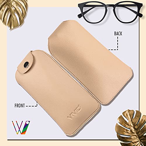 Image of Unisex Specs Self Button Eyewear Dabbi Artificial Leather Soft Case Cover