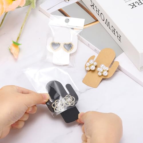 Cartes boucles d'oreilles support papier cartonné suspendre bijoux