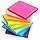 Early Buy Sticky Notes 8 Bright Color 8 Pads Self-Stick Notes 3 in x 3 in, 60 Sheets/Pad