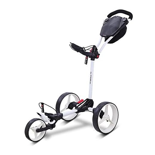 Big Max Blade Trio 3 Wheel Golf Trolley Ultra Flat 2023 (White)