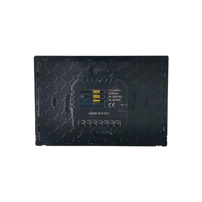 Thermostat programmable gloca 230V tactile noir contre le gaspillage - 6
