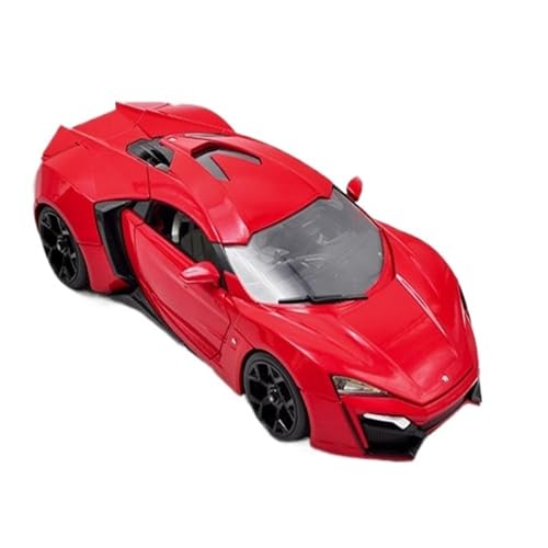 Modelos A Escala 1:18 para Jada Lykan Modelo De Coche Aleación Coche Deportivo De Moda Vehículos Convertibles Colección Exhibición Modelo De Metal Fundidos A Presión