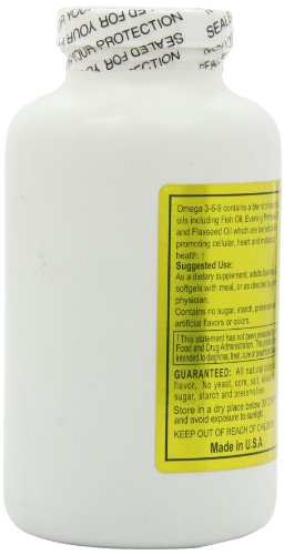 Golden Alaska Deep Sea Omega-3-6-9 Fish Oil 1000Mg 300 Softgels #TOP4