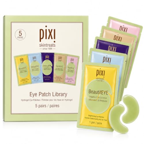 Pixi Beauty Under Eye Patches, 5-Pack Variety Travel Eye Patch Gift Set | For Dark Circles, Puffy...
