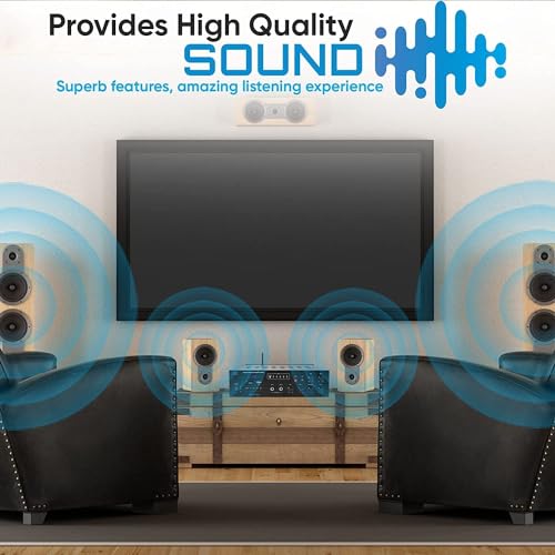 Image of Tech-lobby Sterio Sound 5500 watt p.m.p.o Amplifier with Recording,Echo MIC, New Feature USB,AUX,MIC,BLUTHOOTH,AV,2RC-Build in BLUTHOOTH with 8 Transistor 4 Channel Circuit Power AV Amplifier