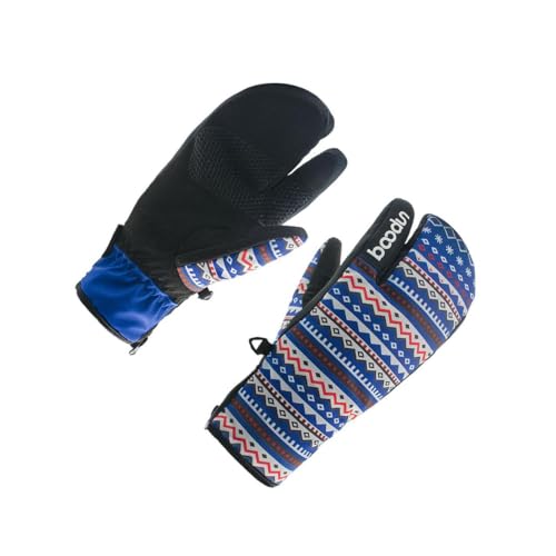 Guantes de snowboard impermeables con tejido premium táctil y térmico
