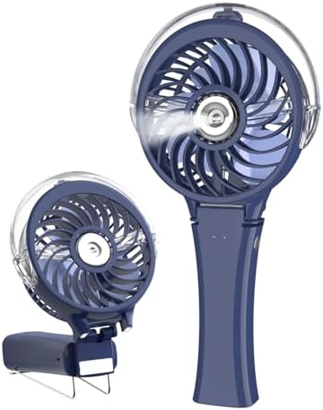 HandFan Upgraded Portable Handheld Misting Fan, Rechargeable Pers...