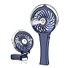 HandFan Upgraded Portable Handheld Misting Fan, Rechargeable Personal Mister Fan, Spray Water Mist Fans, Foldable Mini Cooling Hand Fans for Summer Beach Travel Concerts, Gifts for Women(Royal Blue)
