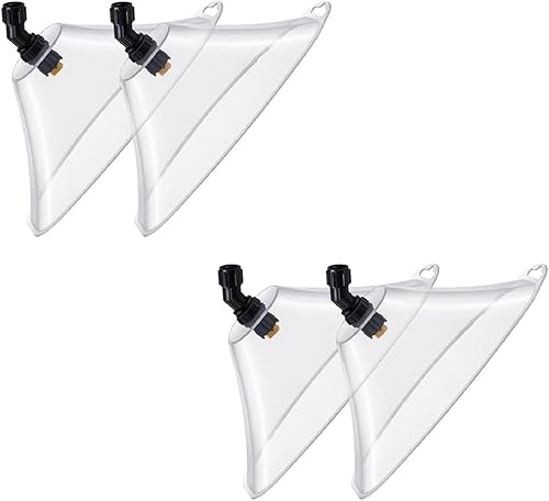 Pack Of 4 Windproof Spray Hood Nozzles - High Pressure Atomiser Nozzles For Garden Sprayers, Easy Fit