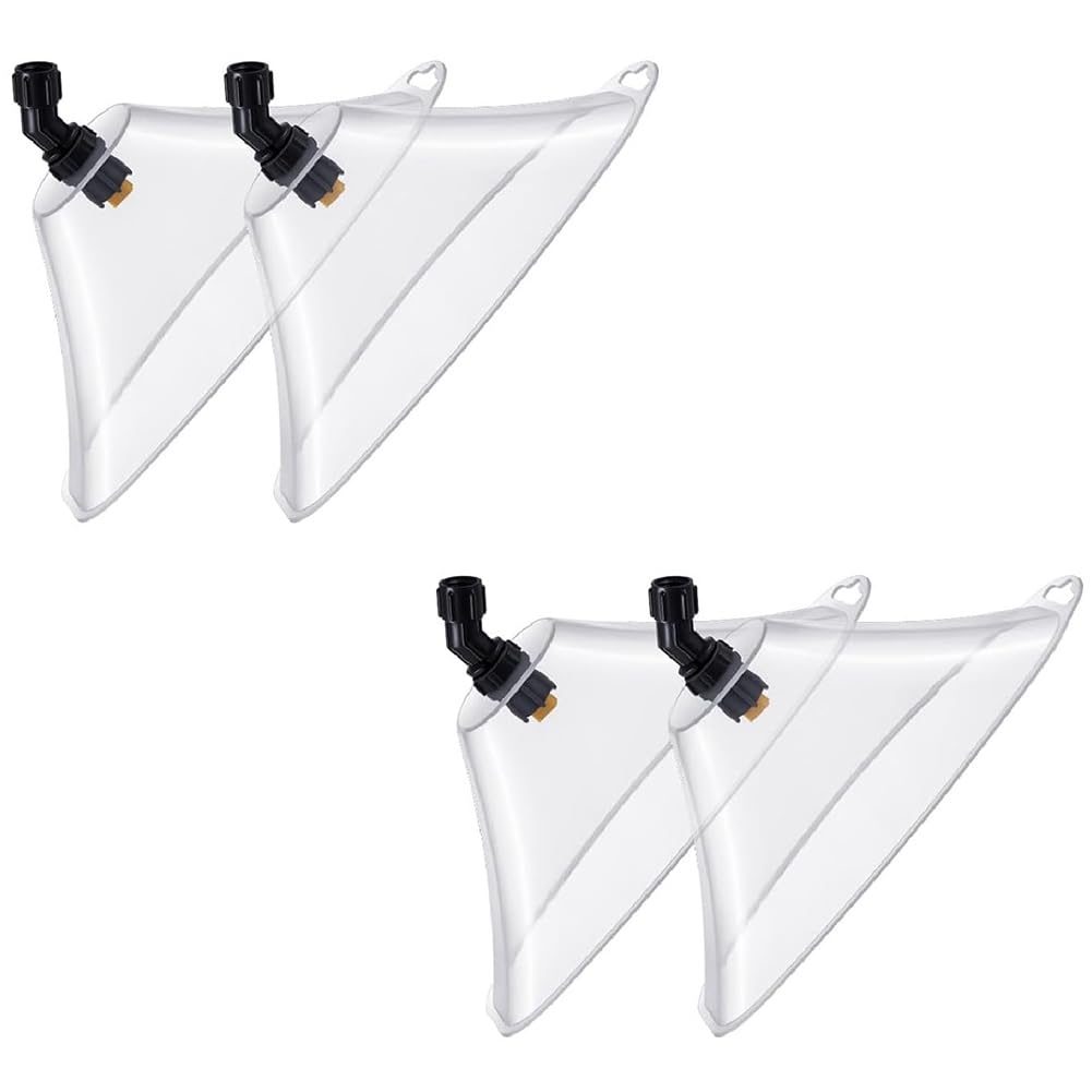 pofaa 4 Pack Windproof Hood Nozzle High Pressure Atomizing Nozzle Point Hood with Nozzle Sprayer Gardening Tools
