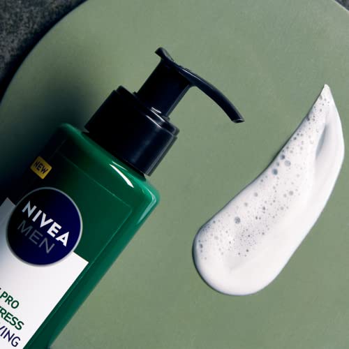 NIVEA MEN Sensitive Pro Ultra Calming Liquid Shaving Cream (200 ml), Shaving Cream Enriched with Hemp Seed Oil and Vitamin E for Stress-Minimising Face Care - Image 4