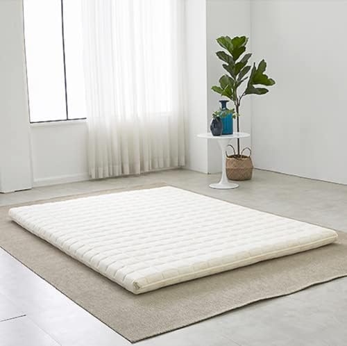 NATURAL LIFE PALMPRING Coconut Coir Mattress 3 Inch Mattress Topper Organic Coconut Coir Cotton Wool 3 Inch Pad
