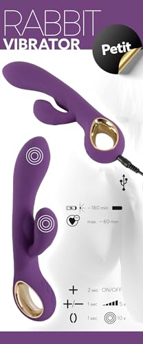 You2Toys Vibratore Rabbit Piccolo Viola Viola/Oro - 6