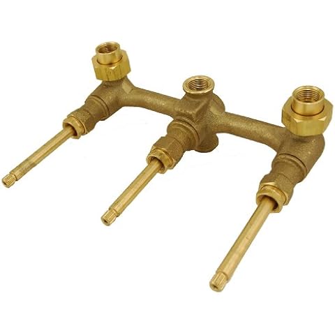 3-Handle Tub & Shower Rough-In Valve,Compatible/Replacement for Price Pfister Type 910-374, 910-385 Made By Plumb USA Cover