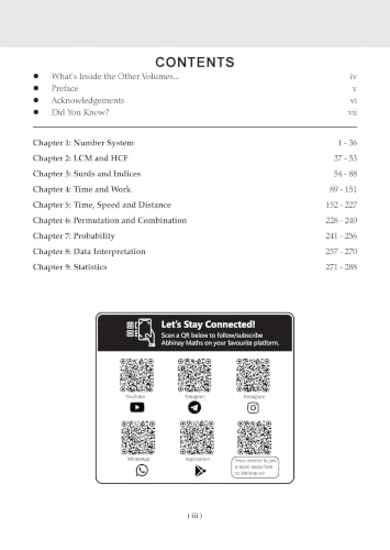 Image of Abhinay Maths Selection Book-Vol. 3 & Vol. 4 (Set of 2 Books) Bilingual Workbook for SSC & All Govt Exam | Concept Based Questions with Video Solutions (For Exam)