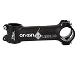 Origin8 Pro Fit Alloy Ergo Stem, 1-1/8" x 31.8 x 8-Degree x 120mm, Black