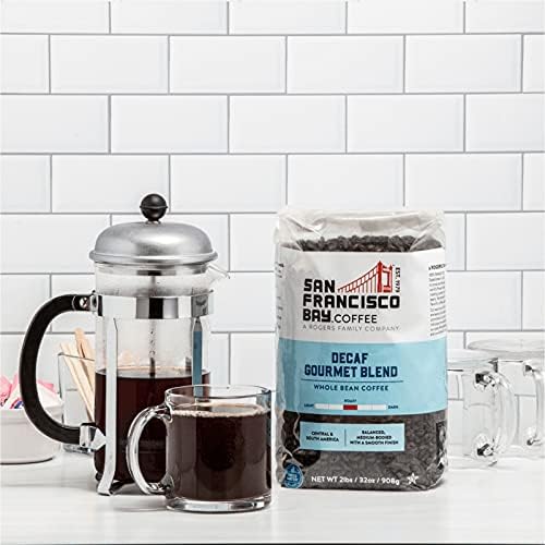 San Francisco Bay Coffee Decaf Gourmet Blend, Whole Bean, 908 g