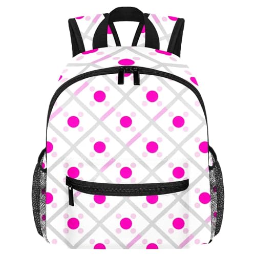 Sac à dos enfant à pois roses le cadeau parfait pour l'anniversaire et la rentrée en maternelle
