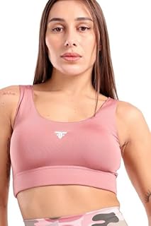 حمالة صدر رياضية للنساء من فيت فريك بتصميم كوب مصبوب بلون وردي (عبوة من قطعة واحدة)