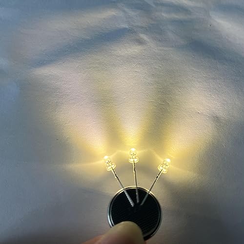 Miniatura 3 de 3mm Diodos Led, 120 Piezas Diodos Led Alta Luminosidad, Diodo Emisores De Luz Led, Para Proyectos Científicos De Bricolaje, Led Electrónicos De Iluminación, Blanco Cálido