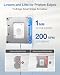 ECOVACS WINBOT W2S Omni Fensterreinigungsroboter, Dual-Power-Modi