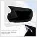 MUXEE Side Mirror Cover,for 2004 2005 2006 2007 2008 2009 Mazda 3 &2003 2004 2005 2006 2007 2008 Mazda 6，2PCS Turn Signal housing Cover Sets car Accessories - Bright Black