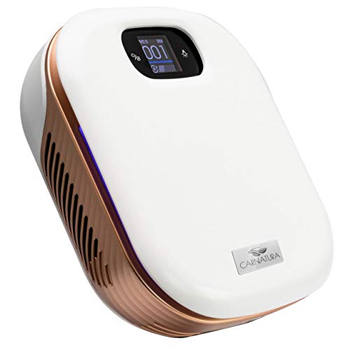 CARNATURA Pure Air Luftreiniger Hybrid – mobiler Autoluftreiniger Raumluftreiniger mit 5-lagigen Hepa Filter (H13) und Luftqualitätsanzeige via LED-Screen