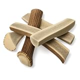 Whitetail Naturals Split Elk & Deer Antlers for Dogs 1 lb Bulk Pack, 4-5 Ct