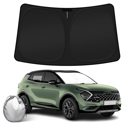 Car Windshield Sun Shade Compatible with 2023 2024 2025 2026 Kia Sportage NQ5 Accessories Foldable...