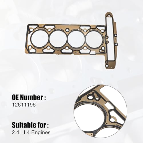 Image of uxcell Car Cylinder Head Gasket No.12611196 for Chevrolet Equinox 2010-2017 for GMC Terrain 2010-2017