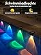 Rinfency Doppelte Lichter Solarleuchten für Terrassen und Pools, RGB-Solarleuchten für den Außenbereich, LED-Solarleuchten für oberirdische Schwimmbecken, Zubehör für Trampolin, Terrasse, Zaunpfosten