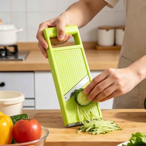 Cortadora manual de verduras 2 piezas, portátil y ergonómica miniatura 3