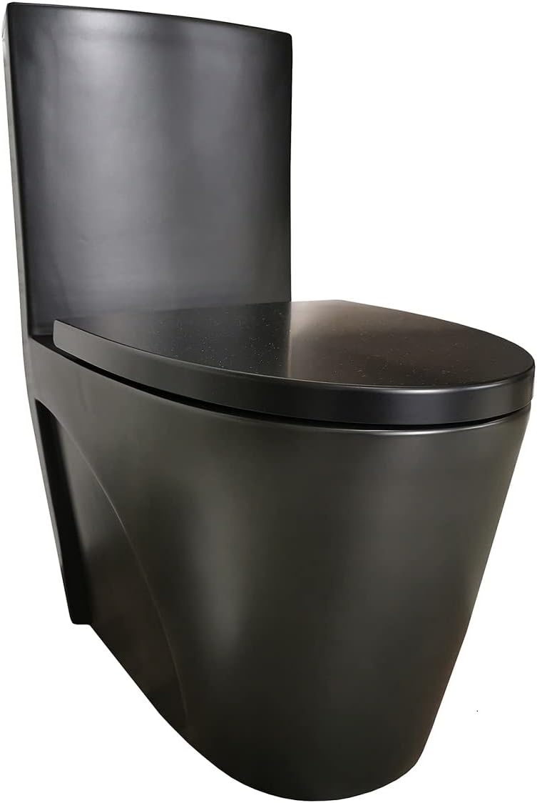 Vaso Sanitário Preto Fosco Reno R 600 - !