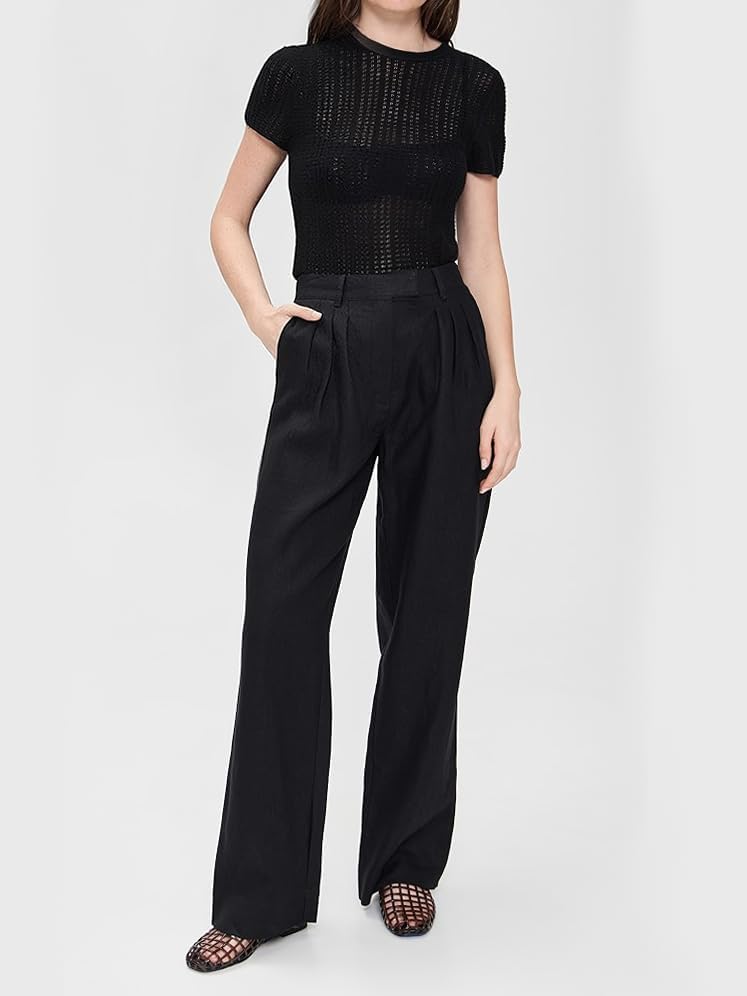 Jelly Shoes for Women Jelly Mesh Flat Sandals Closed Toe Round Toe Slides Flats Slip on Summer Slippers Mules - Image 2