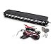 iJDMTOY Hood Scoop Mount LED Light Bar Kit For 2016-up Toyota Tacoma, Includes (1) 60W High Power LED Lightbar, Hood Bulge Mounting Brackets & On/Off Switch Wiring Kit