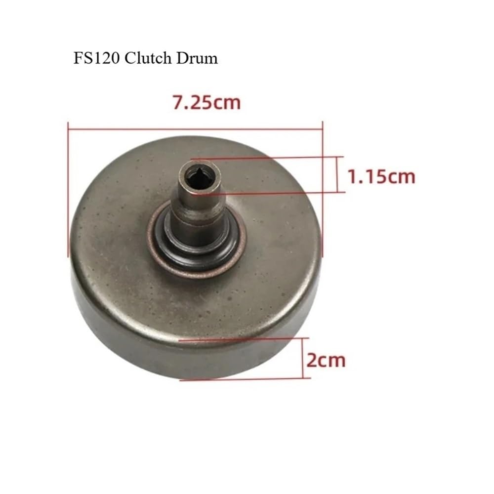 Conjunto de Tambor de Embrague y Embrague Apto for desbrozadora Stihl FS120 FS200 FS250 FS300