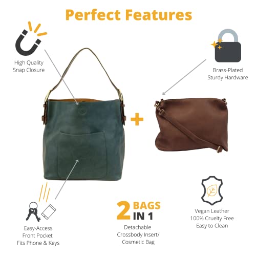 Image of Joy Susan Womens Faux Leather: Hobo 2-in-1 Handbag