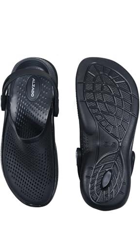Image of Alzado Men's Classic Casual Sports Clogs /Sandals with Adjustable Back Strap for Adult | Comfortable & LightWeight| Stylish & Anti-Skid| Waterproof & Everyday Use Mules for Gents & Boys..