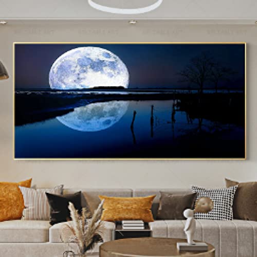 Impressions sur toile photo affiches paysage marin 80x160cm sans cadre motif océan